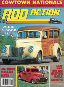 ROD ACTION 1984 OCT - BRAKES, COWTOWN NATS, '34 ROADSTER, '40 WOODY, '47 PICKUP